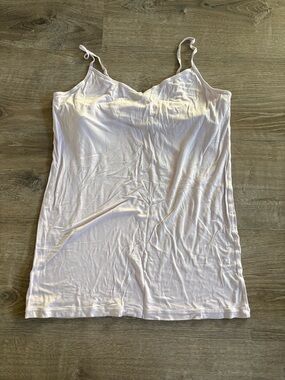 CAbi. Lavender Spaghetti Strap Camisole w/ built in bralette.